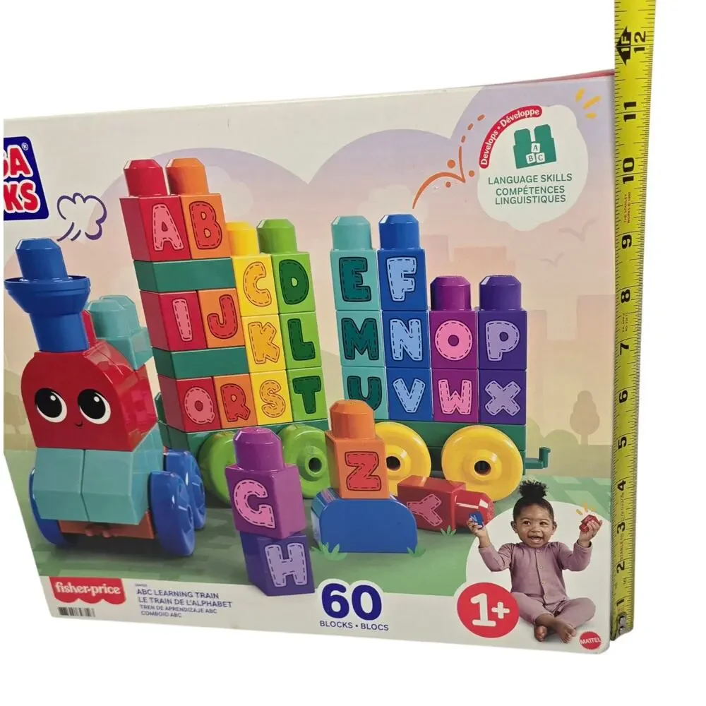 Mega Bloks Building Basics ABC Learning Train